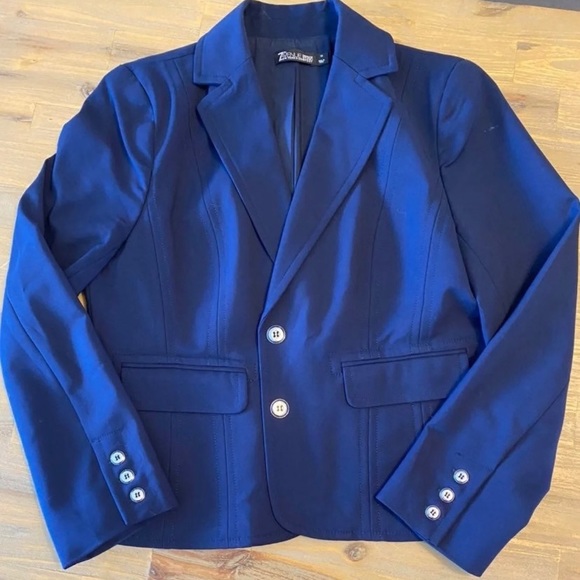 NY & Co. Navy blue blazer, size 12 - Picture 2 of 7
